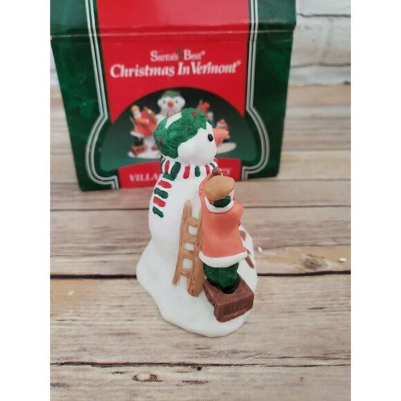 Santa's Best Christmas In Vermont Village accessory snowman merry christmas - Picture 6 of 8